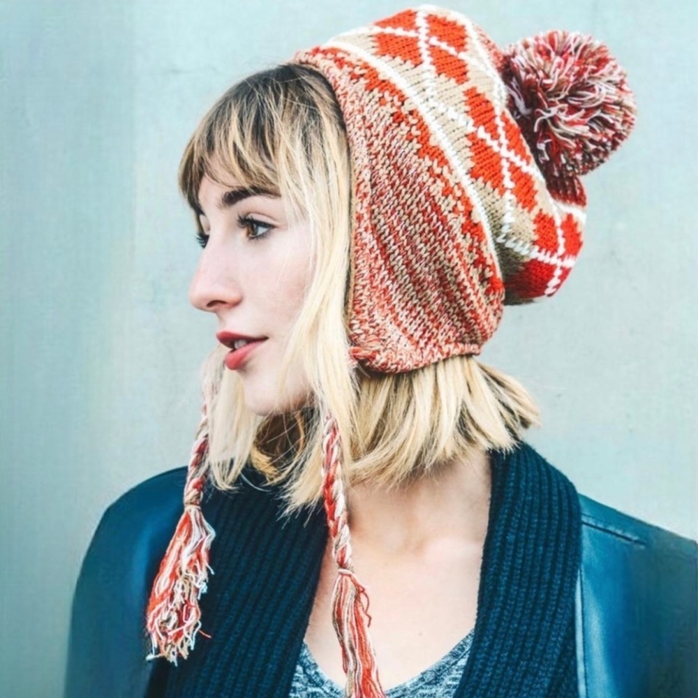 Argyle Trapper Hat Beanie